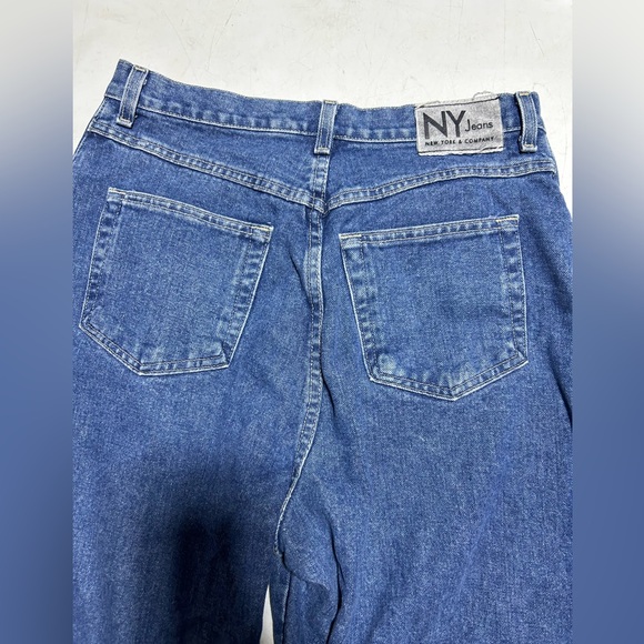 VINTAGE New York Jeans Size 12 Relaxed Fit Baggy High Rise Retro Shortened 90s - Picture 7 of 7